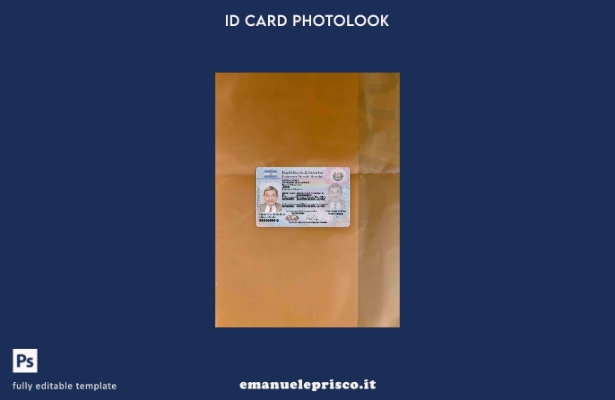 modello FRONTALE photolook Salvador ID stile verificato