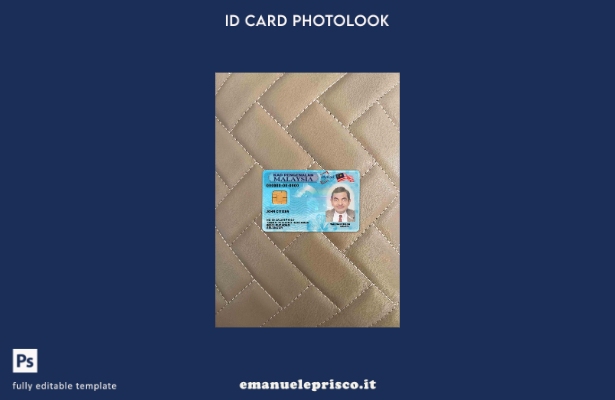 modello FRONTALE photolook stile verificato ID Malesia ( presente). 1