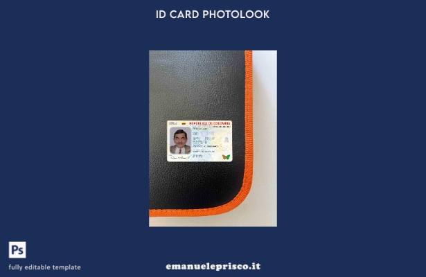 modello FRONTE photolook ID Colombia stile verificato ( presente).