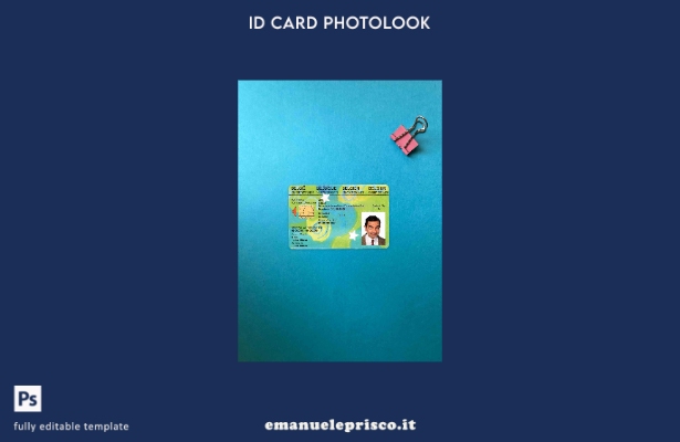 modello FRONTE photolook ID per bambini Belgio stile verificato