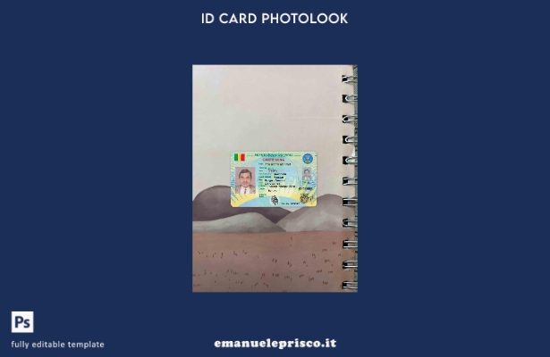 modello FRONTE photolook Mali Carte Nina stile verificato
