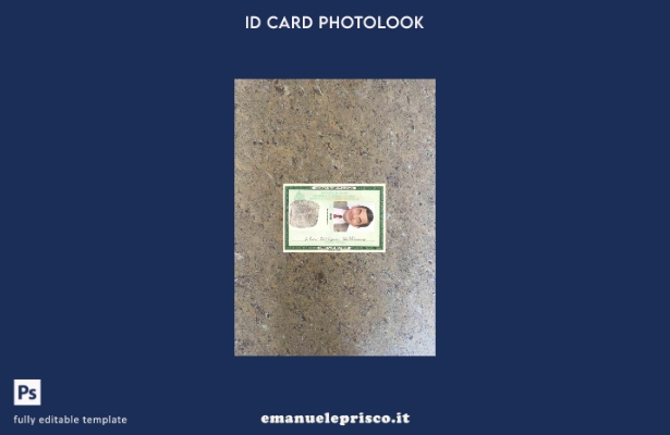 modello ID Brasile stile verificato ( ) modello FRONTALE photolook