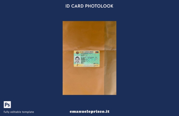 modello anteriore photolook versione ID Mozambico stile verificato