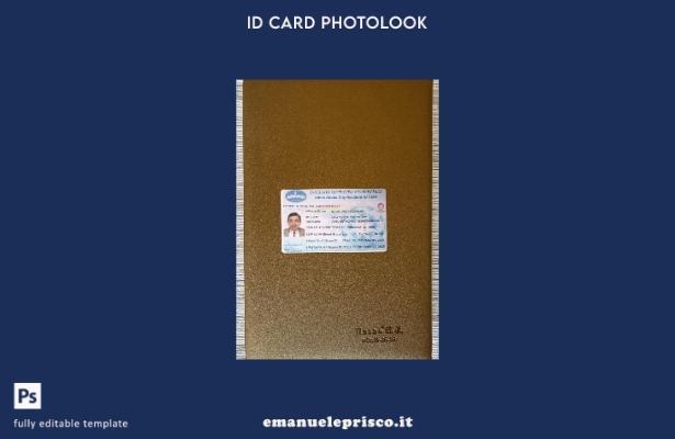modello frontale photolook per carta d'identità residente ad Addis Abeba in stil