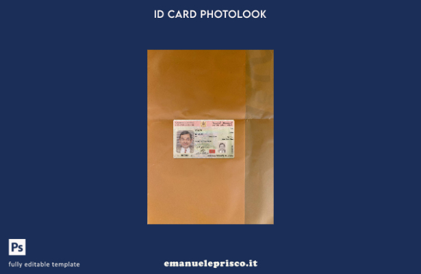 stile verificato Carta d'identità nazionale del Marocco presente modello frontal