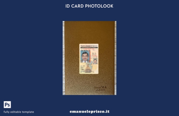 stile verificato USA New Jersey sotto il modello frontale photolook della carta