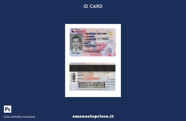 stile verificato Nuovo modello ID USA Texas