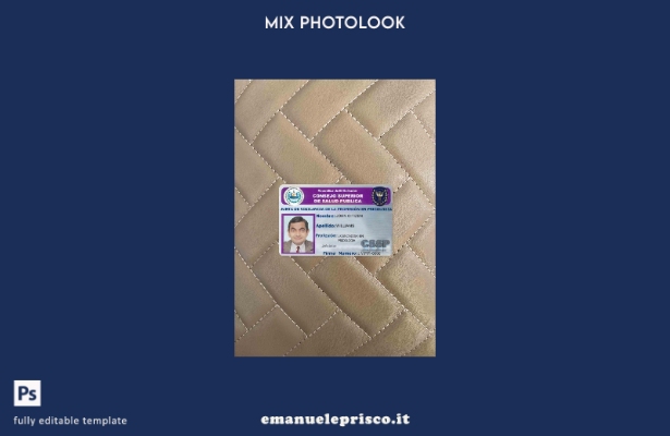 modello FRONTALE photolook del consiglio di sanità pubblica di El Salvador in st