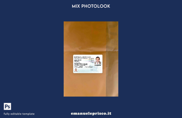 modello FRONTALE photolook per permesso di soggiorno a Panama in stile verificat
