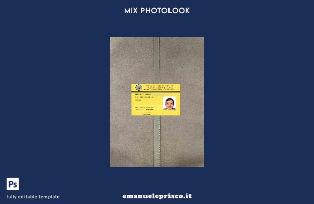 modello FRONTE photolook dell'ufficio delle entrate interne delle Filippine in s