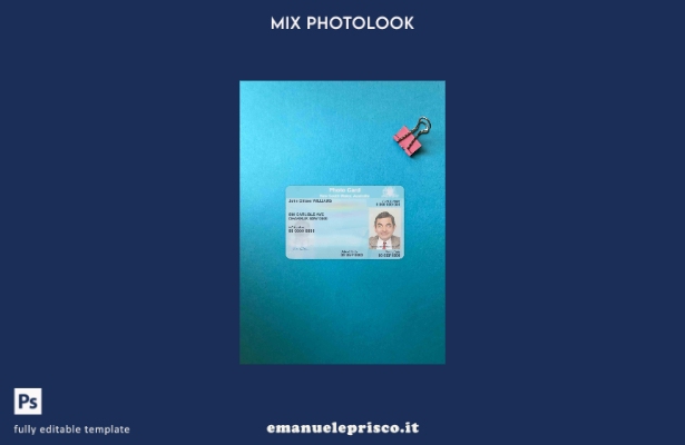 stile verificato Modello FRONTALE photolook per cartolina fotografica Australia