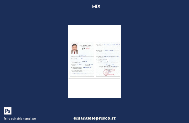 modello di permesso di lavoro per il Vietnam in stile verificato