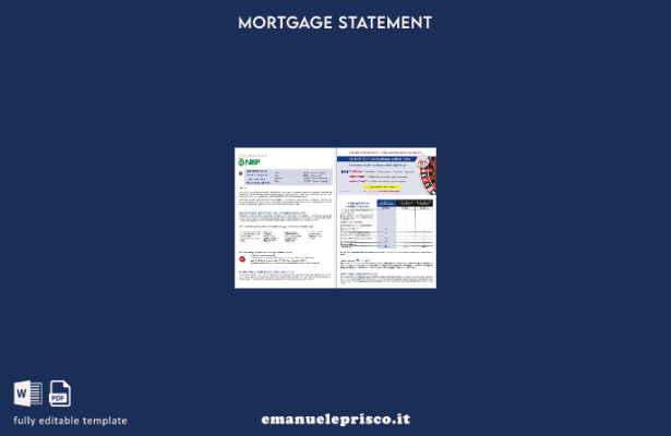dichiarazione di mutuo ipotecario Pakistan NBP in stile verificato nei formati 2