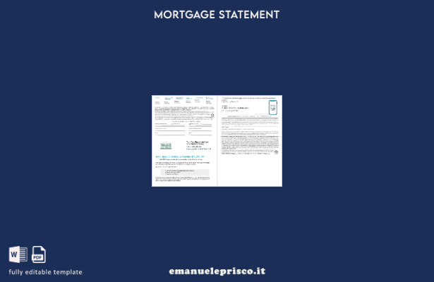 estratto conto del mutuo bancario SKNA di Saint Kitts e Nevis in stile verific 1