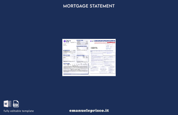 estratto conto ipotecario UK Starling Bank in stile verificato nei formati Wor 1