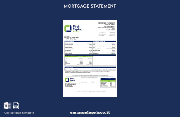 stile verificato Dichiarazione del mutuo Malawi First Capital Bank Malawi Modell