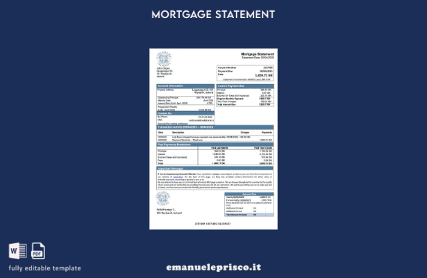 stile verificato Dichiarazione del mutuo della Banca centrale islandese Modello