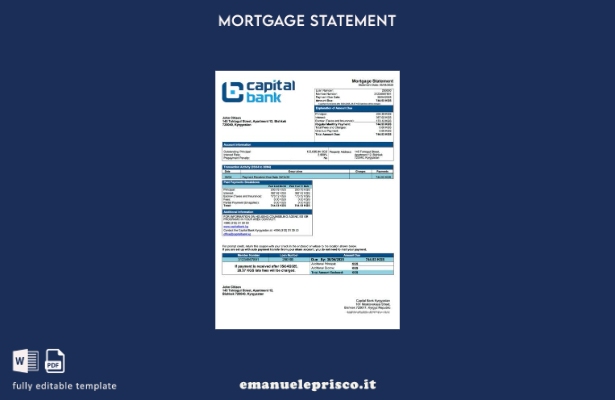 stile verificato Dichiarazione del mutuo della Kyrgyzstan Capital Bank Kirghizis