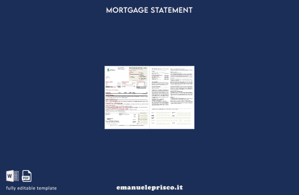 stile verificato Dichiarazione di ipoteca standard pakistana in formati Word e P