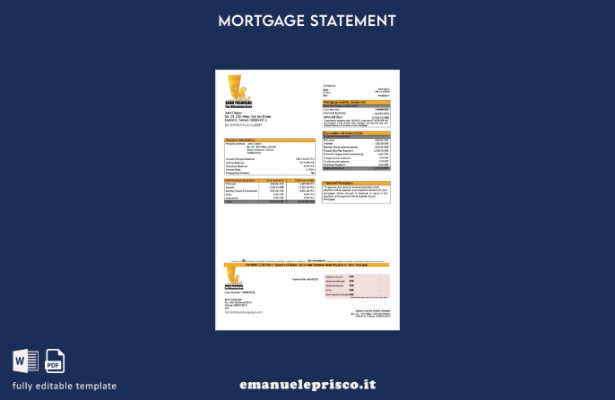 stile verificato Dichiarazione di mutuo Iran Bank Pasargad Modello Word e modell
