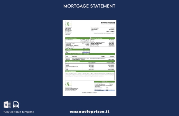 stile verificato Dichiarazione di mutuo Mauritania Banque Al Wava Mauritanienne