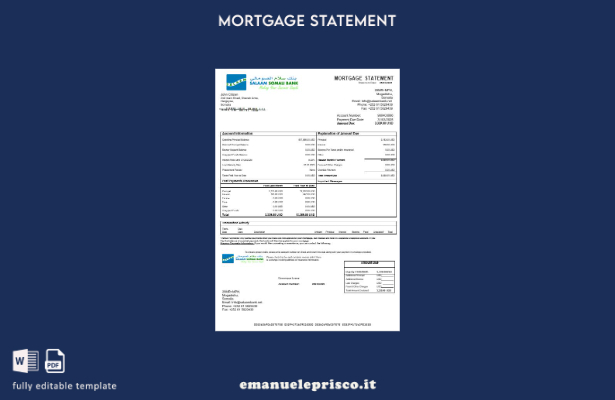 stile verificato Somali Salaam Estratto conto del mutuo bancario somalo nel mode