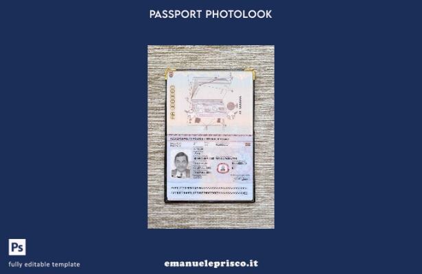 Passaporto polacco in stile verificato + modello di aspetto fotografico