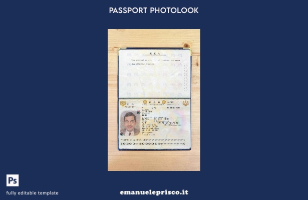 modello di look fotografico Japan Pass in stile verificato