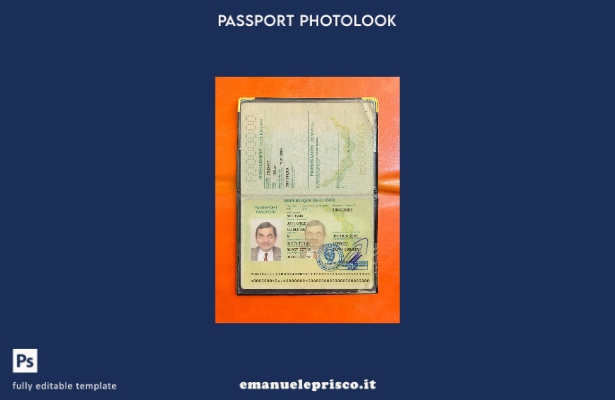 modello photolook versione passaporto guineano stile verificato