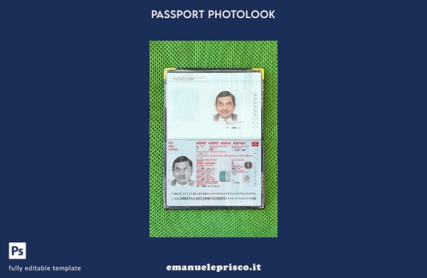 passaporto norvegese in stile verificato nuovo modello photolook presente