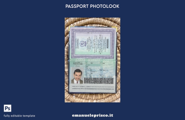 stile verificato Pakistan nuovo passaporto presente modello photolook