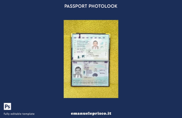 stile verificato Passaporto svedese nuovo modello photolook presente