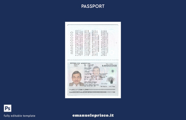 stile verificato Modello presente del nuovo passaporto argentino
