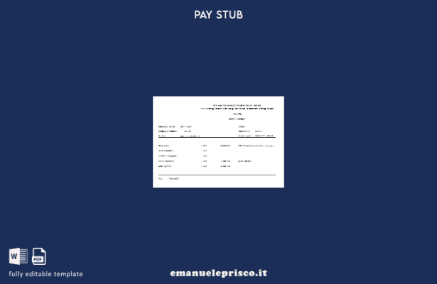 modello di busta paga Hong Kong Po Yan Flooring Construction Limited in stile ve