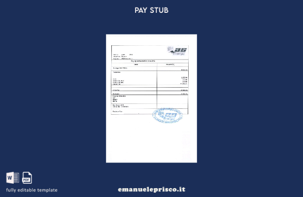 modello di busta paga Kenya AINU Shamsi Energy Limited stile verificato