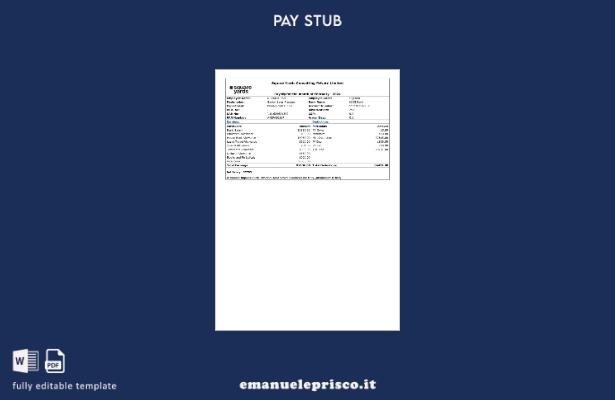 modello di busta paga per consulenza Square Yards in stile verificato