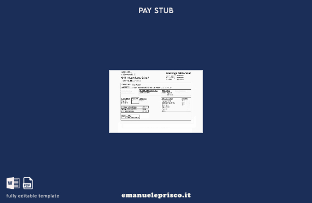 modello di dichiarazione degli utili di stile B verificato di Sheezy LLC
