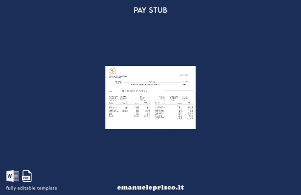 modello di dichiarazione dei guadagni di un'azienda alimentare in stile verifica