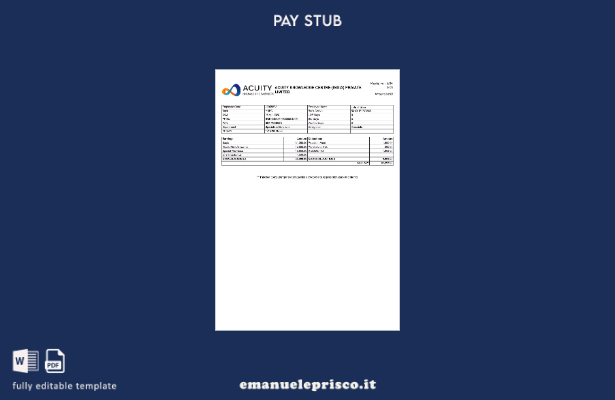 stile verificato Modello di busta paga India Acuity Knowledge Center Private Lim
