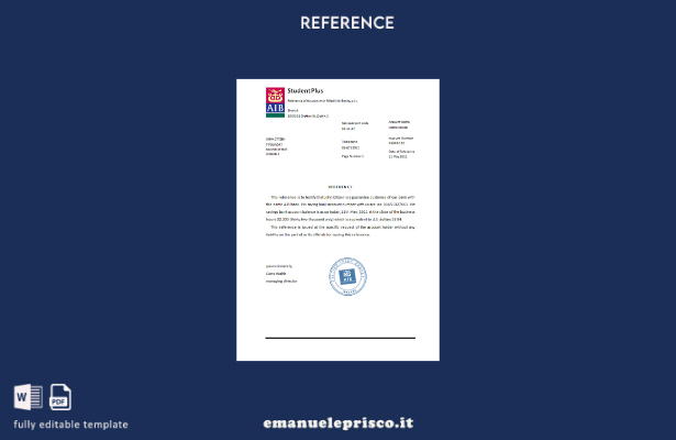 modello di riferimento AIB Irlanda stile verificato