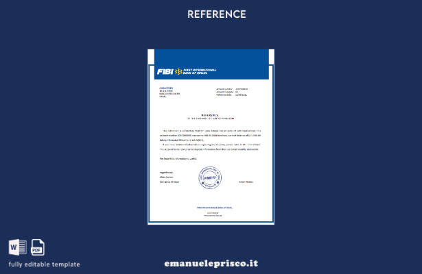 modello di riferimento FIBI Israele stile verificato