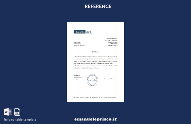 modello di riferimento Finlandia Danske stile verificato