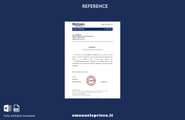 modello di riferimento Mizuho giapponese in stile verificato