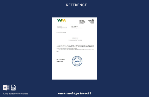 modello di riferimento USA WM in stile verificato
