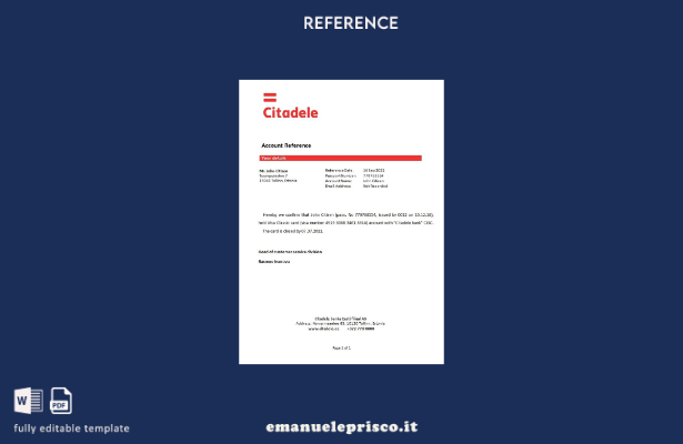modello di riferimento chiusura Citadele Estonia stile verificato