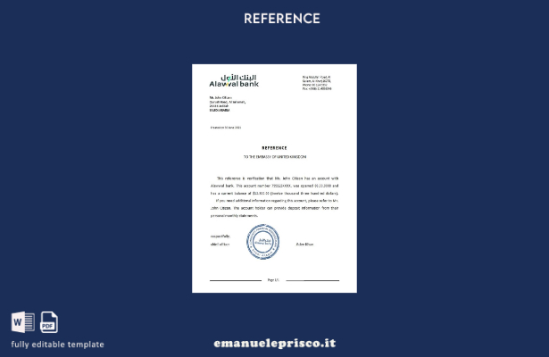 modello di riferimento della banca Alawwal dell'Arabia Saudita in stile verifica