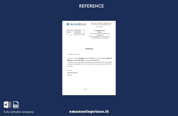 modello di riferimento per la chiusura dell'accesso in stile verificato dell'Aze