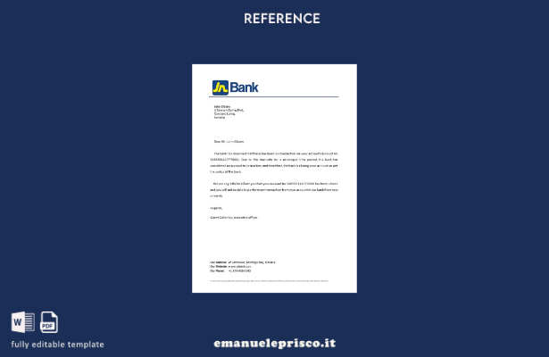modello di riferimento per la chiusura della Jamaica National Bank in stile veri