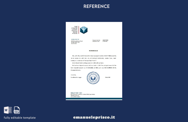 modello di riferimento stile verificato Arabia Saudita Banque Saudi Fransi