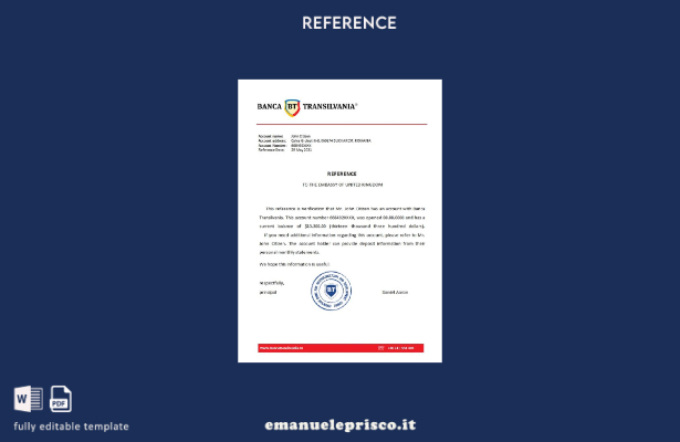 modello di riferimento stile verificato Romania Banca Transilvania